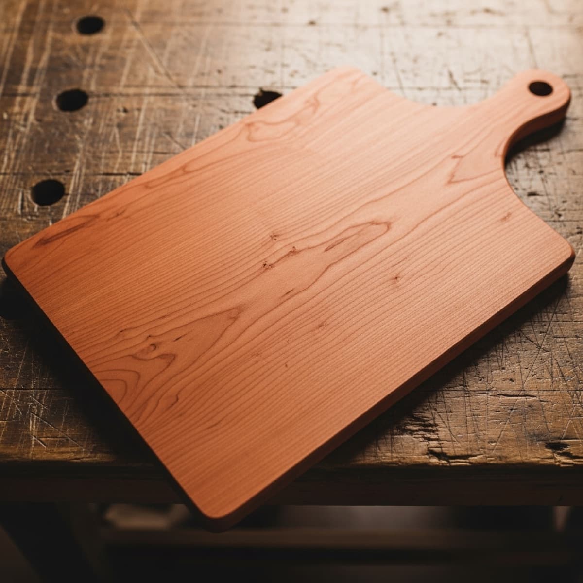 Cherry wood serving board