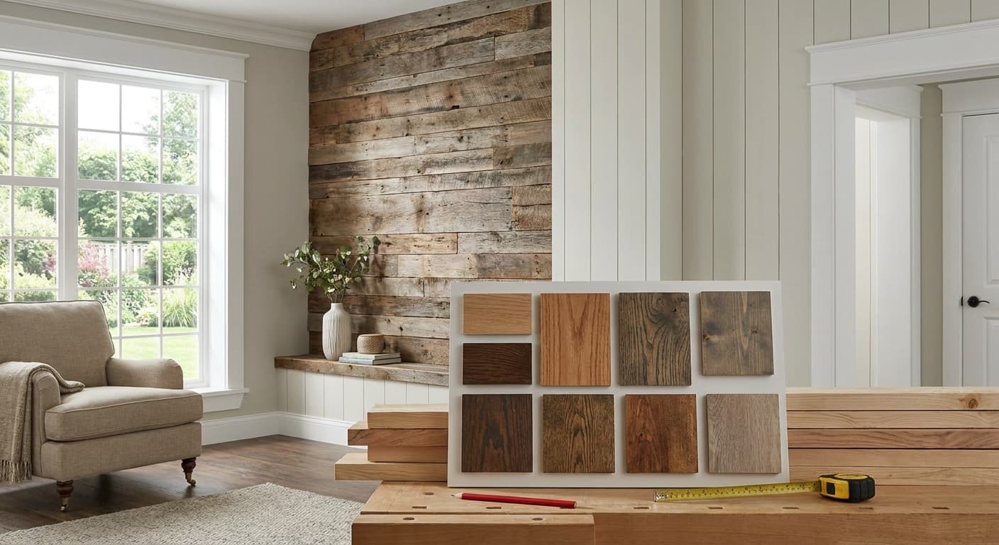 wood wall paneling