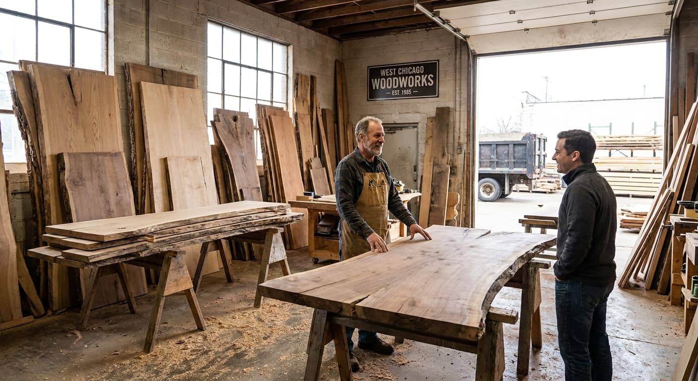 wood slabs West Chicago IL