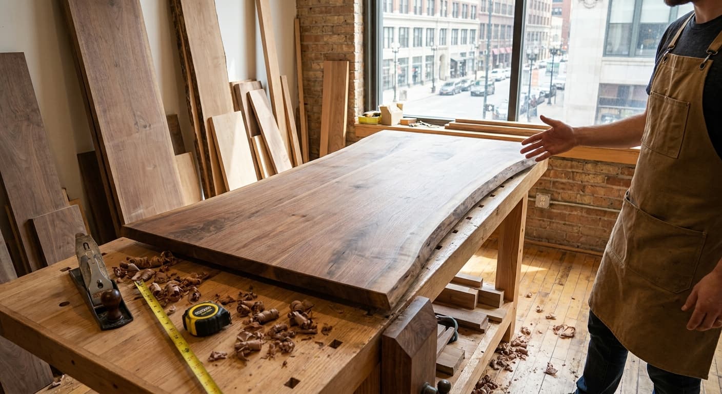 custom wood dining table cost